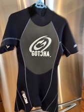 GOTCHA Titanium Wetsuit Men  s Small 2.2mm Black 4Way Stretch Short Sleeve Zip EX