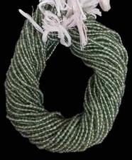 100 Natural Green Amethyst Smooth Round Beads/13 inch/3 Mm/2049
