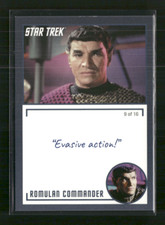2020 Rittenhouse Star Trek TOS Archives Card #19 Romulan Commander 9 Of 16