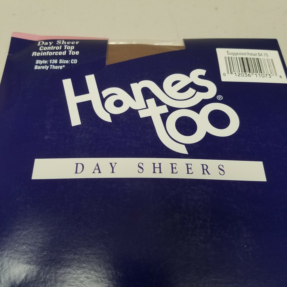hanes too day sheer