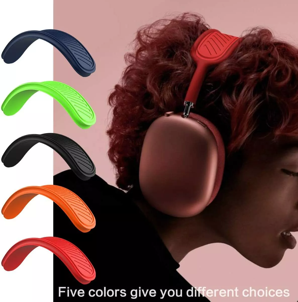 Silicone Headphone Headband Cover for Apple AirPods Max Headset Headband Cushion