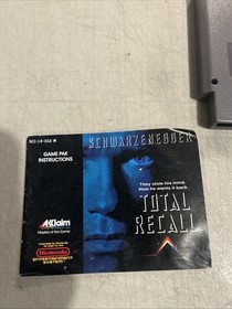 NES Total Recall (1990) w/ Manual - TESTED/WORKING