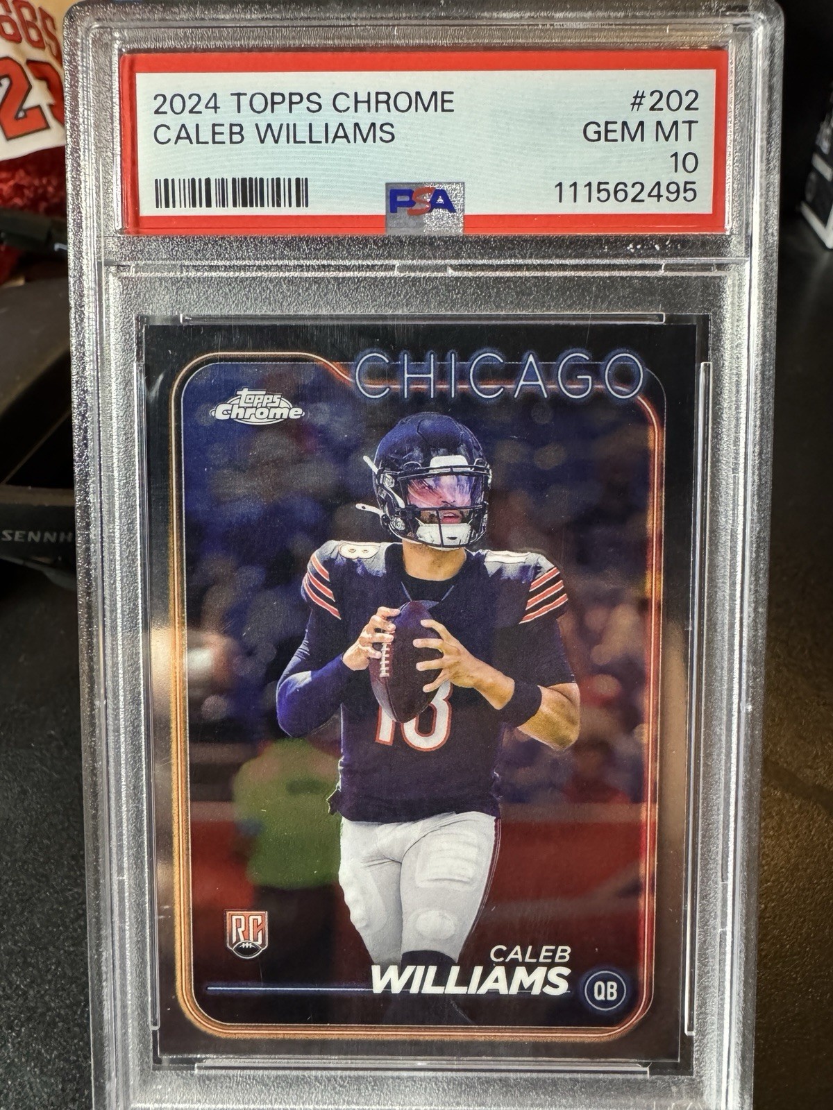 2024 Topps Chrome - Rookies Caleb Williams #202 (RC) PSA 10