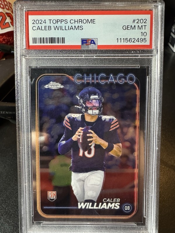 2024 Topps Chrome - Rookies Caleb Williams #202 (RC) PSA 10