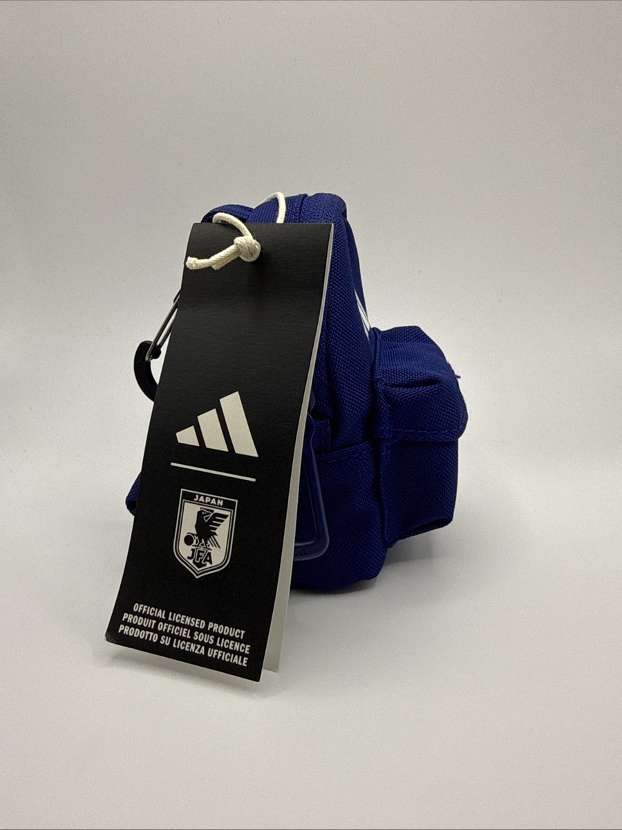 Japan Soccer Adidas Mini Keychain Backpack w Foldable Tote Bag