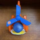 Fisher Price Little People Orange Helicopter & Pilot Figure Vehicle Set — photo 2