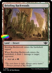 Bristling Backwoods 253 Foil - Outlaws of Thunder Junction - NM