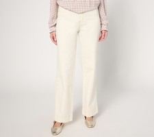 Belle by Kim Gravel Petite TripleLuxe Twill Mini Pocket Trouser Jean Seed 16 New