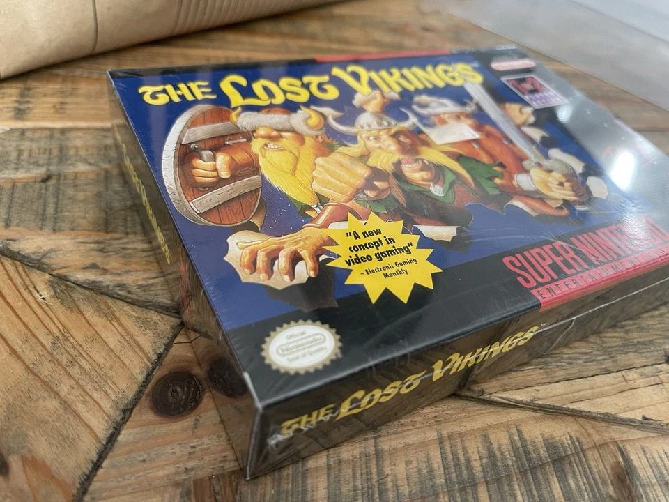 The Lost Vikings Super Nintendo Complete (CIB) SNES Sealed! - Image 2 of 4