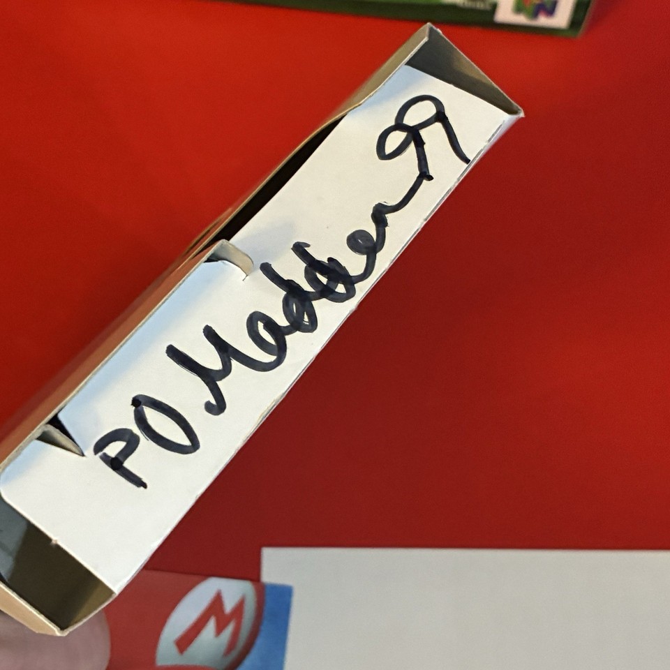 Madden NFL 99 N64 Complete In Box CIB (Nintendo 64) EXCELLENT - CLEAN ...