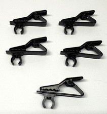 5pcs Metal Microphone Lapel Tie Clips for Lapel Lavalier Mic Video Meeting SM