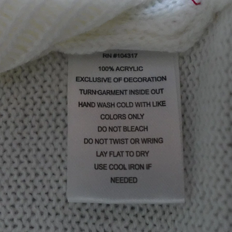 Vestido Suéter Allison Brittney Navidad Feo Para Mujer Pequeño Rojo Tejido Muñeco de Nieve Foto 2 de 4