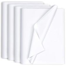130 Sheets 20"x14" White Tissue Paper for Gift Bags Christmas Weddings white