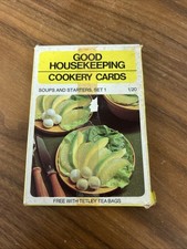 Good Housekeeping Cookery Cards Soups & Starters Set 1 Complete Set 1/20