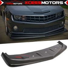Fits 10-13 Camaro V8 Ss Z28 Style Front Bumper Lip Spoiler Splitters Pu