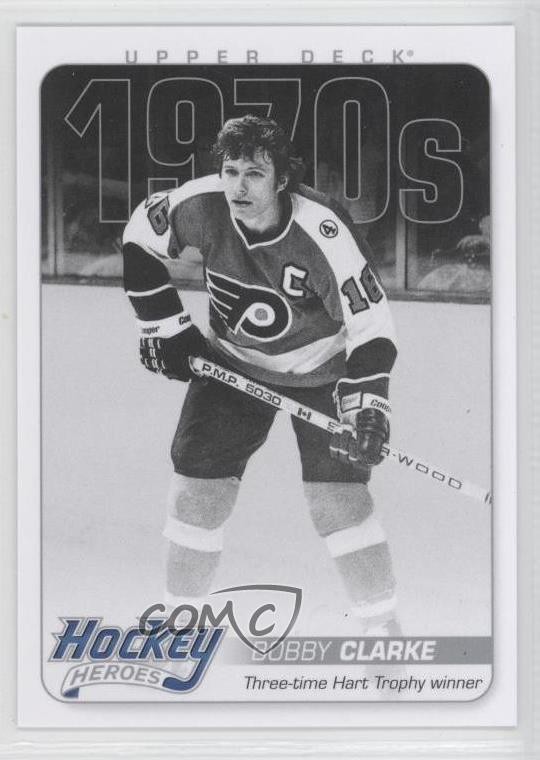 2012-13 Upper Deck Hockey Heroes 1970s Bobby Clarke #HH28 HOF 0y3