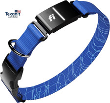 Fi Series 3 Plus Smart Dog GPS Tracker Collar Waterproof Blue Large