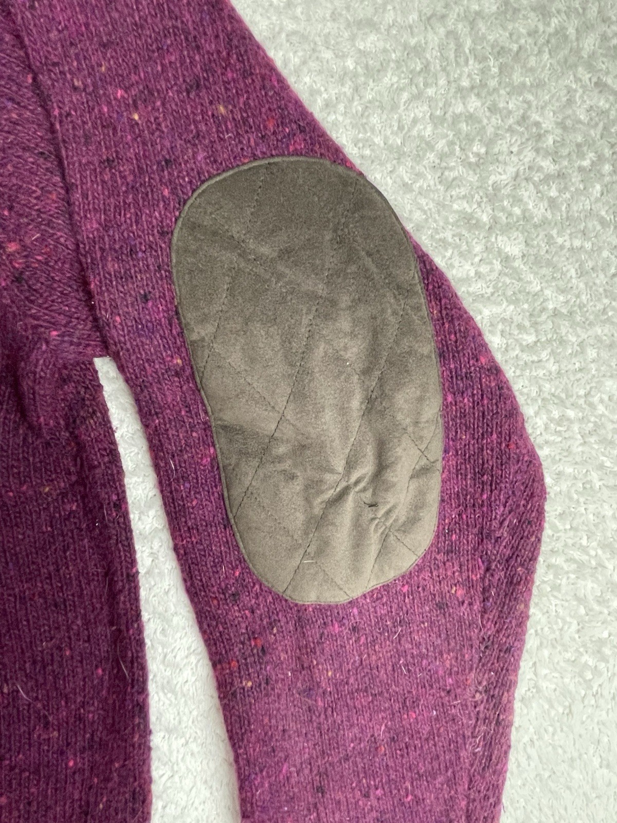 Peter Millar Wool Blend Sweater Elbow Patch Butto… - image 5