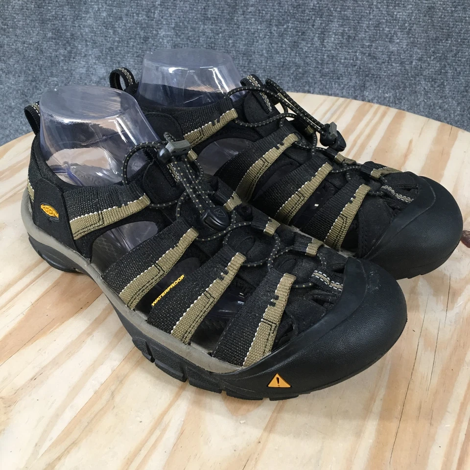 Keen Sandals Mens 10.5 Newport H2 Waterproof Closed Toe Fisherman Brown Black - Image 3 of 4