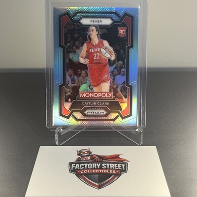 2024 Panini Prizm Monopoly WNBA Caitlin Clark RC Light Blue Prizm #65 001/199