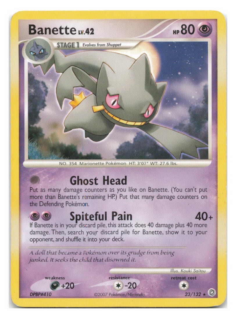 Banette #23/132 Secret Wonders Pokemon tcg
