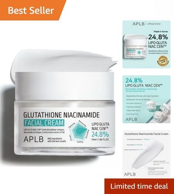 Glutathione Niacinamide Facial Cream 24.8% - Radiant Skin Formula 55 mL