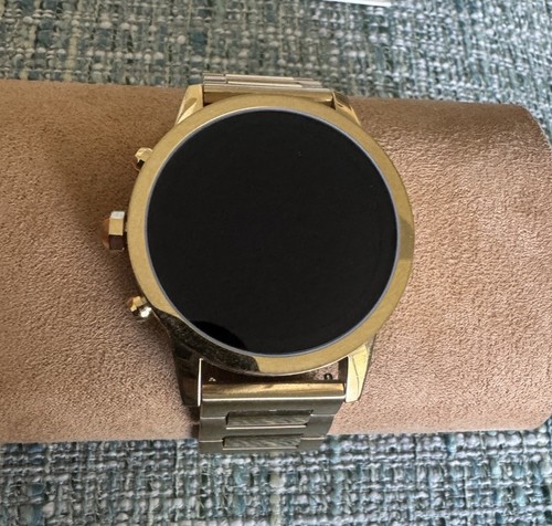 Reloj inteligente Tory Burch DW7A dorado - Wear OS Bluetooth WiFi Android iOS Nuevo - Imagen 3 de 8