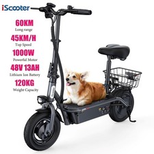 iScooter F3 1000W Elektroroller 45km/h E-Scooter 48V13AH E-Roller Offroad …
