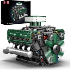 Mould King 10182 V8 Engine Model Kit - Build Your Own Tank Engine... 