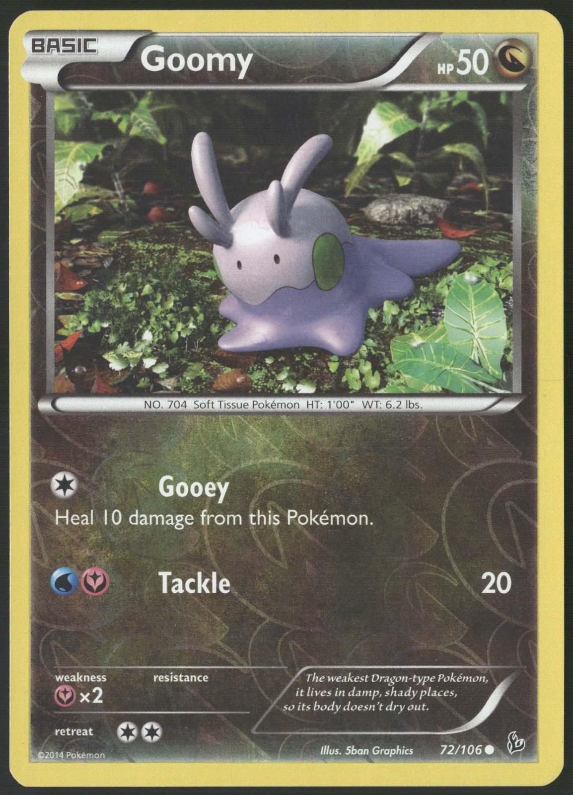 Goomy Reverse Holo 72/106 XY - Flashfire LP