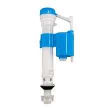 Toilet Cistern Valve Fill 1/2" Brass Inlet Bottom Entry Plastic Float Flush WC