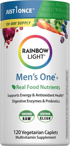 Rainbow Light Men's One hochpotentes Multivitamin 120 Stück gentechnikfrei - Bild 2 von 9