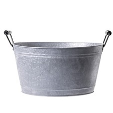 KADAX Stahlschüssel, 13 L, für Garten, gro�...