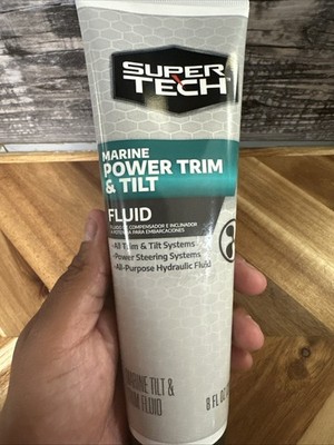 Super Tech Marine Power Trim & Tilt Fluid 8 fl oz Hydraulic Boat