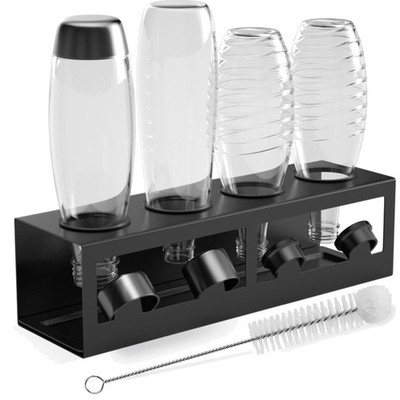 Flaschenhalter für SodaStream Crystal und Emil Flaschen, Edelstahl Flaschenha...