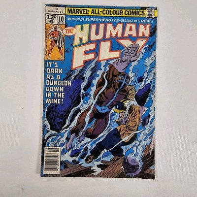 Human Fly Marvel Comic Book Issue 10 1978 Bronze Age It's Dark As A Dungeon