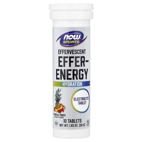 Sports, Effer-Energy Effervescent, Tropical Punch, 10 Tablets, 1.83 oz (52 g)