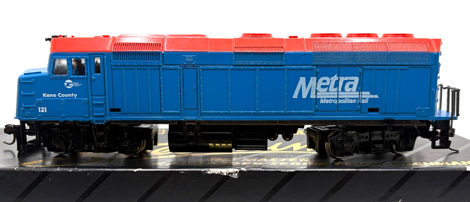 HO BACHMANN SPECTRUM 87001 F40PH METRA # 121 KANE COUNTY | eBay