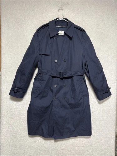 Defense Logistics Agency Defender Collection 48 L Men's Trench Coat DSCP Navy - product listing photo