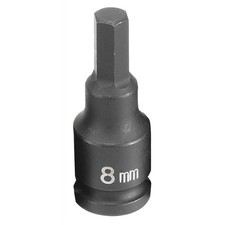 Grey Pneumatic 3/8" Drive x 8mm Hex Driver