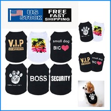 Adorable Sleeveless Dog T-Shirts: 6 Pack for Small Pets - Perfect Occasions Wear
