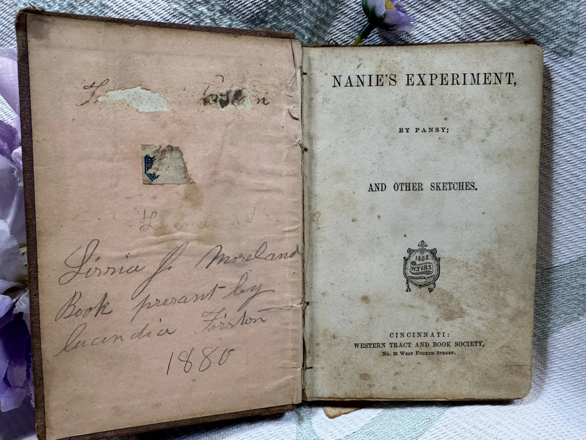 Preços baixos em Children's inscrito 1850-1899 Livros de