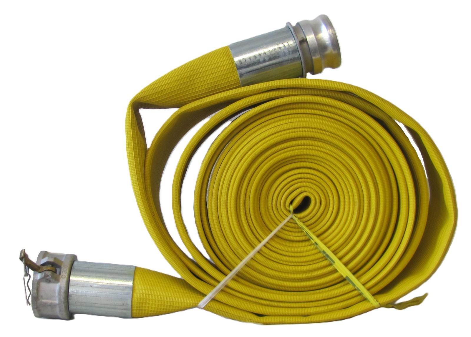 3 in Yellow Cam Lock Water Discharge Hose 50 ft Trash Pump Camlock Fittings New