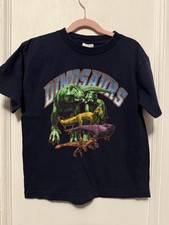 Kids Dinosaur Tyrannosaurus Rex Cotton T-Shirt Size 7