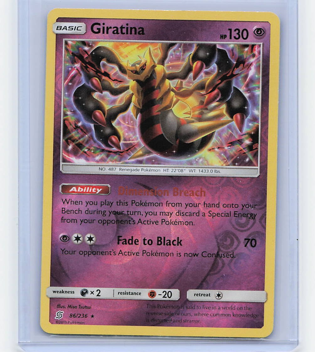 Giratina Holo Rare SM - Unified Minds 86/236 NM