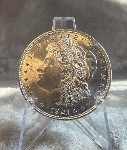 1921 MORGAN DOLLAR SUPERB GEM BU SEMI PROOF LIKE  #2611 $700-000s See Pics