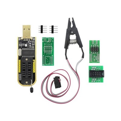 CH341A SOIC8 SOP8 Flash Chip EEPROM Programmer IC BIOS Test Clips 24 25 SeriesuX