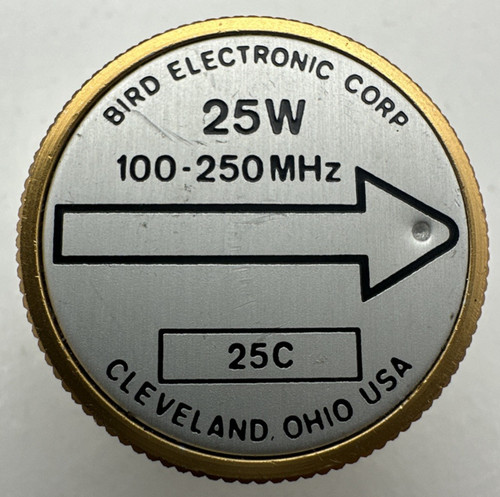 Bird 43 Thruline WattMeter Element 25W 25C 100-250MHz