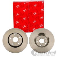 2X Trw Bremsscheiben 295Mm BelÜFtet Vorne Passend FÜR Toyota Auris Avensis