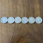 US Silver Quarter Lot - 6 Coins - 1934-1939 - 90% Silver - Check it out 👀!!